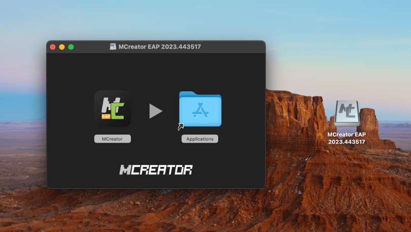Improved MCreator installer on macOS